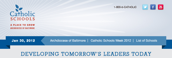 Catholic Schools Week Banner